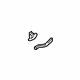 Mitsubishi 5902A343 Side Weatherstrip