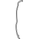 Mitsubishi 82832W040P Front Weatherstrip, Passenger Side