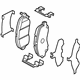 Mitsubishi 4605A486 Brake Pads