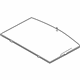 Mitsubishi 7646A433 Luggage Cover