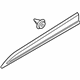 Mitsubishi 5727A697 Lower Molding, Driver Side Black/Silver
