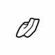 Mitsubishi MB926277 Glass Stabilizer Hook