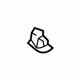 Mitsubishi MU481276 Lower Weatherstrip Clip, Plastic