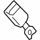 Mitsubishi 7000D815XA Buckle End, Driver Side