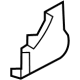 Mitsubishi 7400A715 Rear Molding, Driver Side Black