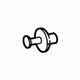 Mitsubishi MR655523 Lift Gate Trim Clip, Driver Side