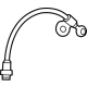 Mitsubishi 4650D347 Brake Hose, Driver Side