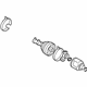 Mitsubishi MN156648 Inner CV Joint, Passenger Side