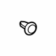 Mitsubishi MU000912 Trim Plate Clip