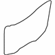 Mitsubishi 5729A014 Water Shield, Passenger Side