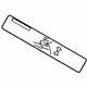 Mitsubishi MB893527 Caution Label
