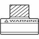 Mitsubishi MR381707 Air Bag Label
