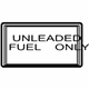 Mitsubishi MN132008 Fuel Label