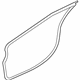 Mitsubishi 5725A049 Door Weatherstrip, Driver Side