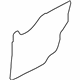 Mitsubishi MR525886 Water Shield, Passenger Side