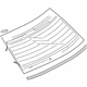 Mitsubishi 6131A041 Back Glass