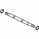 Mitsubishi MR953315 Inner Shaft, Driver Side