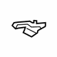 Mitsubishi 6958A053 Hinge, Driver Side