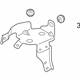 Mitsubishi 4670A919 Mount Bracket