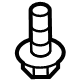 Mitsubishi AX000285 Battery Bolt