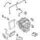 Mitsubishi 7801B360 A/C & Heater Assembly