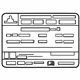 Mitsubishi 7430C568 Emission Label