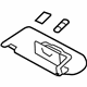 Mitsubishi 7620B261XA Sunvisor, Driver Side Black
