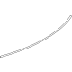 Mitsubishi 5805A651 Lift Gate Glass Lower Seal