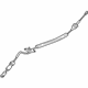 Mitsubishi 2430A226 Shift Control Cable