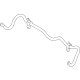 Mitsubishi 54610W010P Stabilizer Bar