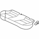 Mitsubishi 6912A077XD Seat Cushion Black