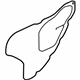 Mitsubishi 7265A035 Water Shield, Driver Side