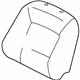 Mitsubishi 6901A533XA Seat Back Cover, Driver Side