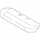 Mitsubishi 6912A712HA Cushion Cover