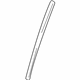 Mitsubishi MR574503 Side Molding, Driver Side