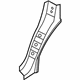 Mitsubishi 5313A649 Front Pillar, Driver Side