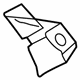 Mitsubishi 1003A118 Engine Cover Bracket, Passenger Side