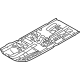 Mitsubishi 74312W070P Front Floor Pan, Passenger Side