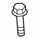 Mitsubishi MF911257 Transmission Cooler Mount Bolt