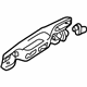 Mitsubishi MR642006 Handle, Outside, Driver Side Black