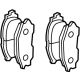 Mitsubishi 4605C463 Brake Pads