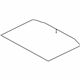 Mitsubishi 7646A229 Floor Cover Black