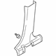 Mitsubishi 7211A141XA Lower Center Pillar Trim, Driver Side Black