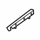 Mitsubishi MN159016 Belt Molding Seal, Passenger Side
