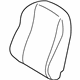 Mitsubishi 6901D549 Seat Back Pad, Driver Side