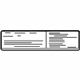 Mitsubishi MN185561 A/C Label