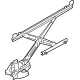Mitsubishi 5713A343 Window Regulator, Driver Side