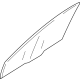Mitsubishi 5706B133 Door Glass, Driver Side