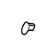 Mitsubishi 5755A091 Door Weatherstrip Clip