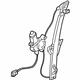 Mitsubishi MR599949 Window Regulator, Driver Side